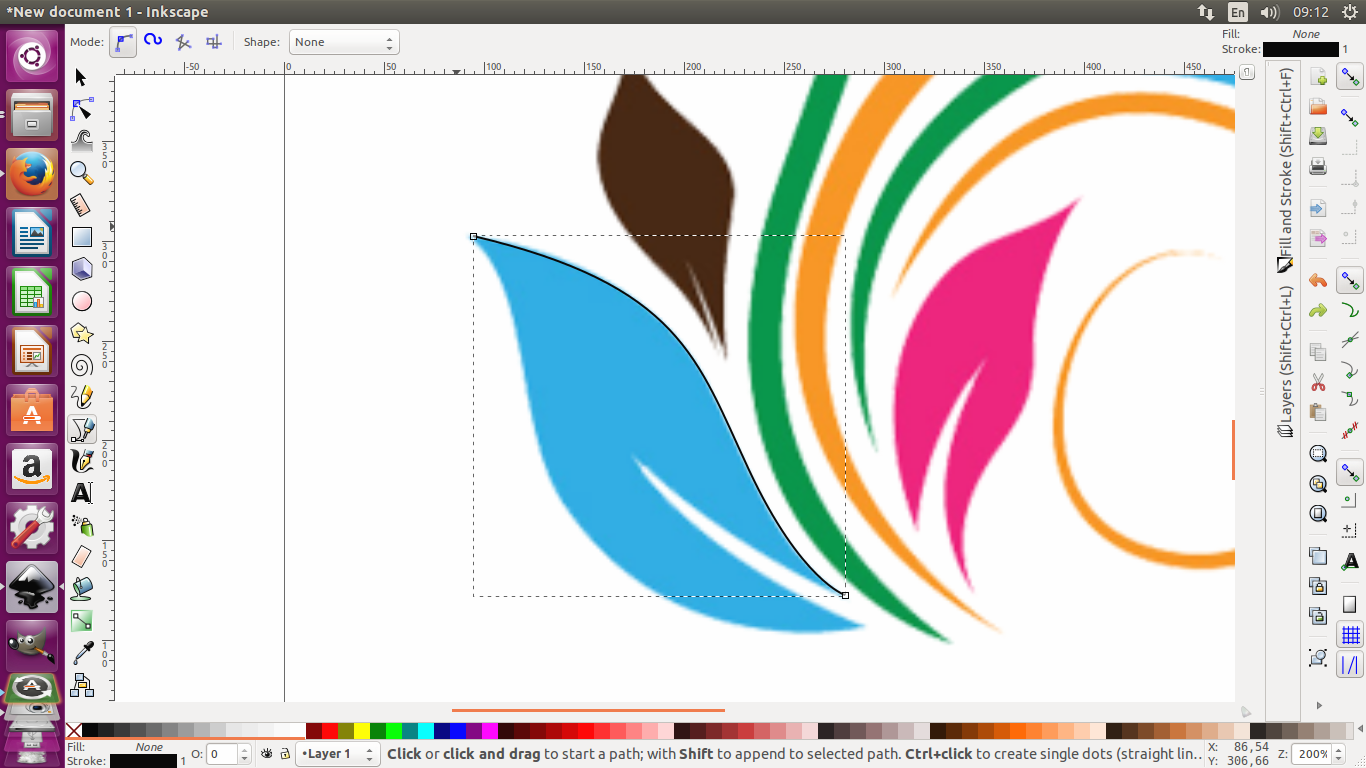 Плакат в Inkscape